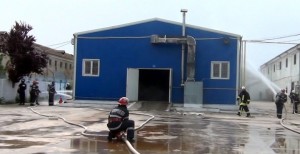 exercitiu incendiu Penitenciarul Aiud