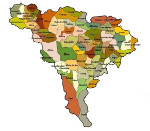 harta judet alba cu localitati