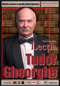 Tudor Gheorghe Lectia afis 1-1