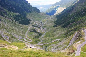 Transfagarasan, poza de sus de la Balea Lac