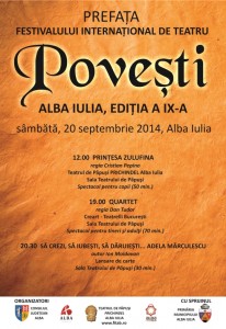 Afis PREFATA - Festivalul de Teatru Povesti