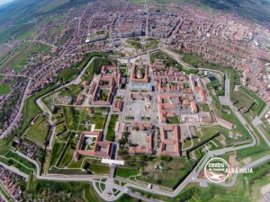 Cetatea Alba Iulia aerian CI