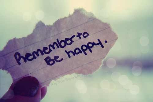 Remember-to-be-happy