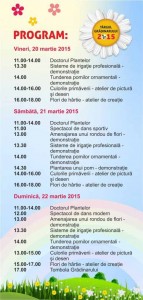 program targul gradinarului 2015