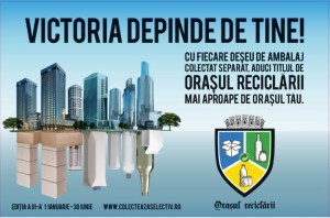 46 de orase pe ultima suta de metri in competitia Orasul Reciclarii